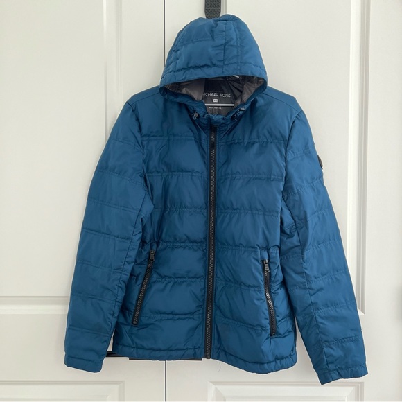 Michael Kors Premium Down Puffer Hooded Jacket - Picture 2 of 9